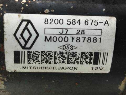 Foto 2ª: Motor de Arranque Renault Megane CONFORT AUTHENTIQUE BERLINA 86CV 63KW II BERLINA 5P [K9K G7] (2007)