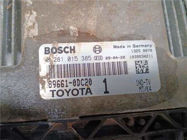 Foto 2ª: Centralita Motor ECU Toyota Yaris 1.4 ACTIVE [1.4 LTR. - 66 KW TURBODIESEL CAT]