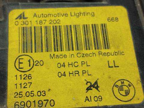 Foto 4ª: Faro Derecho Bmw Serie 3 315 316TI 115CV 85KW [N46B18A] (2003)