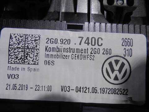 Foto 4ª: Cuadro de Instrumentos Volkswagen T-Cross ADVANCE 116CV 85KW [DKRF] (2019)