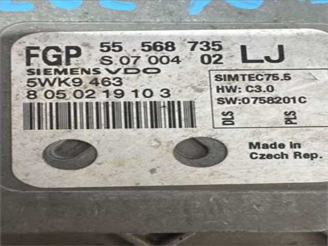 Centralita Motor ECU Opel Astra 1.6 COSMO [1.6 LTR. - 85 KW 16V]