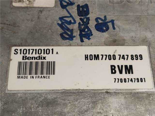 Foto 2ª: Centralita Motor ECU Renault 21 2.0 [J7R 750]