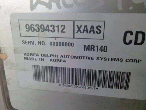 Foto 3ª: Centralita Motor ECU Daewoo Kalos VERSION INDEFINIDA (2002)