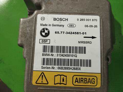 Foto 3ª: Kit Airbag Bmw X3 2.0 16V DIESEL CAT 150CV 110KW [M47T2] (2006)