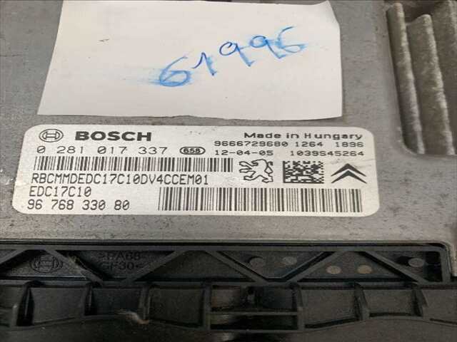 Foto 2ª: Centralita Motor ECU Citroen C3 1.400 HDI 68CV/50KW 0CV [8HR] (2012)