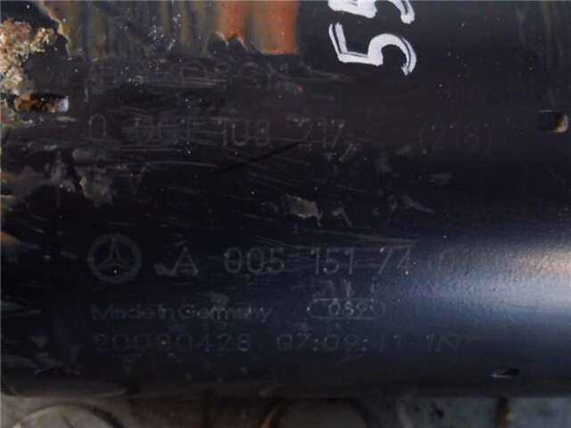 Foto 3ª: Motor de Arranque Mercedes Clase B 150 2.0 180 CDI (245.207) [2.0 LTR. - 80 KW CDI CAT] [OM 640.940]