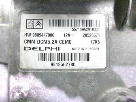 Foto 3ª: Centralita Motor ECU Peugeot 3008 AH01 (2017)