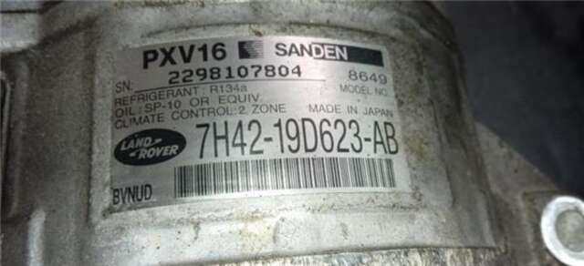 Compresor Aire Acondicionado Land Rover Range 3.6 TDV8 HSE [3.6 LTR. - 200 KW TD V8]