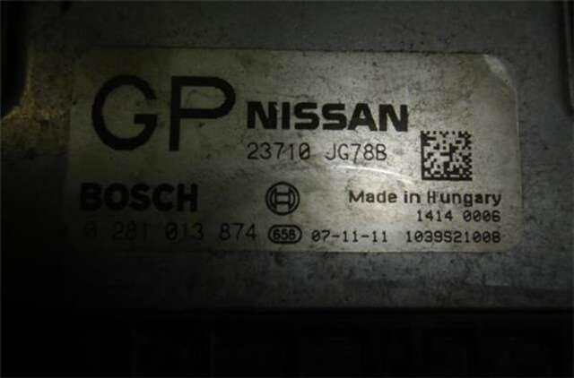 Centralita Motor ECU Nissan X-Trail 2.0 DCI (T31)(03.2007-_)