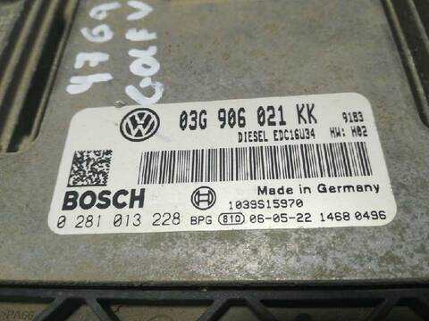 Foto 3ª: Centralita Motor ECU Volkswagen Golf SPORTLINE BERLINA 140CV 103KW [BKD] (2006)