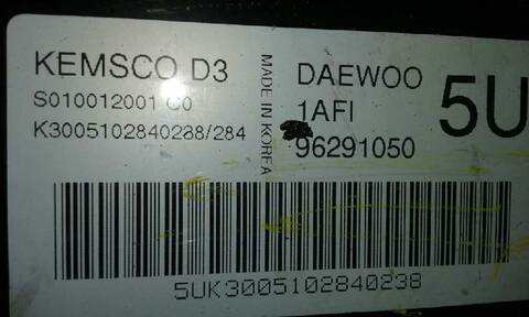 Foto 2ª: Centralita Motor ECU Daewoo Matiz 0.8 CAT 52CV 38KW [F8CV] (2001)