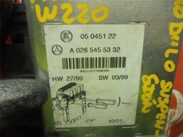 Centralita Suspension Mercedes Clase S 220 3.2 320 CDI (220.026) [3.2 LTR. - 145 KW CDI CAT]