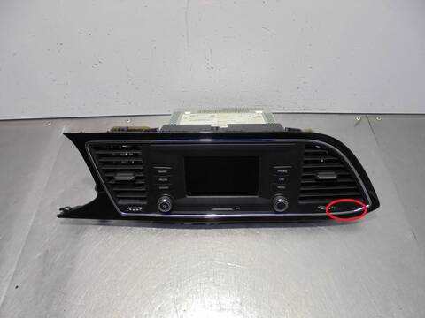 Foto 3ª: Pantalla Multifuncion Seat Leon 1.6 TDI 110CV 81KW [CXX] (2016)