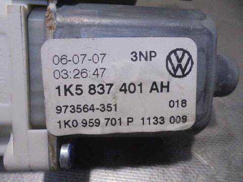 Foto 2ª: Elevalunas Eléctrico Delantero Izquierdo Volkswagen Jetta ADVANCE 105CV 77KW [BXE] (2007)