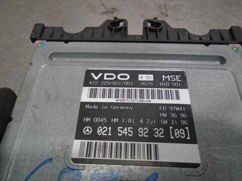 Foto 2ª: Centralita Motor ECU Mercedes Clase C 160 180 202.018) BERLINA 122CV 90KW [G 111.921] (1998)