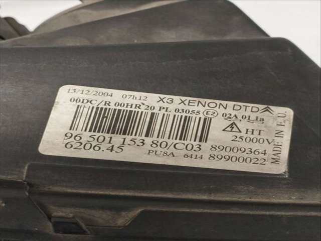 Foto 2ª: Faro Derecho Citroen C5 EXCLUSIVE BERLINA 136CV 100KW [RHR] (2005)