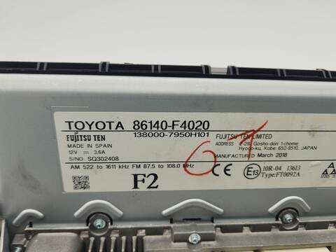 Foto 4ª: Pantalla Multifuncion Toyota CHR 1.8 HYBRID ZYX10_ ZYX11_) 98CV 72KW [2ZR-FXE] (2018)