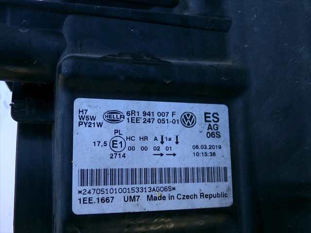Foto 2ª: Faro Izquierdo Volkswagen Polo 1.2 TSI 2009-2014 [CBZ] (2014)