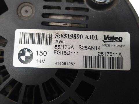 Foto 2ª: Alternador Bmw Serie 3 318 2.0 D 150CV 110KW F34) GRAN TURISMO B47D20 (2012)