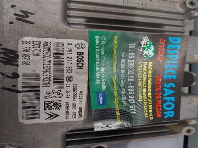 Foto 2ª: Centralita Motor ECU Citroen Berlingo 1.6 HDI [D-9H06] (2012)