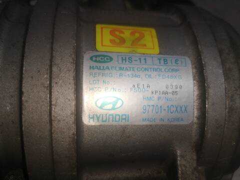 Foto 3ª: Compresor Aire Acondicionado Hyundai Getz G4HD (2005)