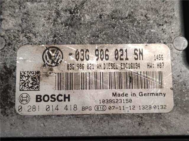 Foto 2ª: Centralita Motor ECU Seat Altea 2.0 TDI 16V [BKD]
