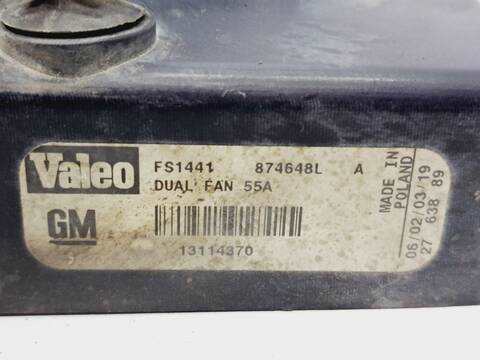 Foto 3ª: Electroventilador Opel Vectra COMFORT BERLINA 101CV 74KW [Y20DTH] (2003)