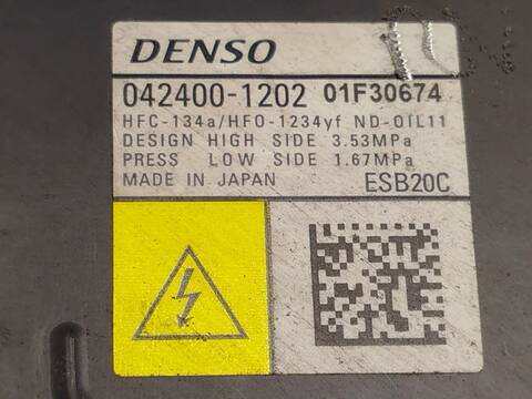 Foto 4ª: Compresor Aire Acondicionado Toyota Corolla 1.8 VVTI HYBRID ZWE211 MZEA12) 98CV 72KW [2ZR-FXE] (2022)