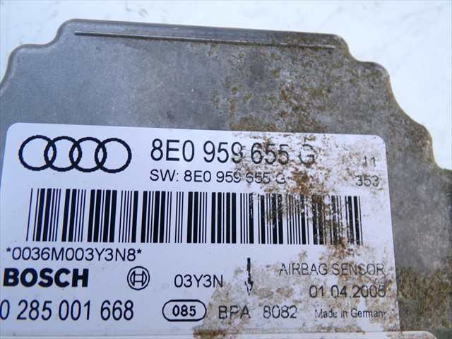 Foto 3ª: Centralita Airbag Audi A4 2.0 G 2004-2007 [ALT] (2005)