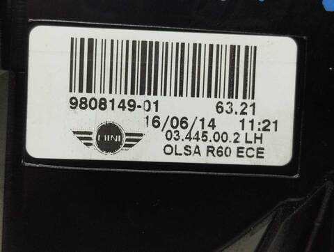 Foto 4ª: Piloto Trasero Izquierdo Bmw Mini COOPER D 112CV 82KW [N47C20A] (2014)