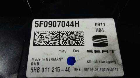 Foto 3ª: Mando Climatizador Seat Leon FR 125CV 92KW [CZCA] (2015)