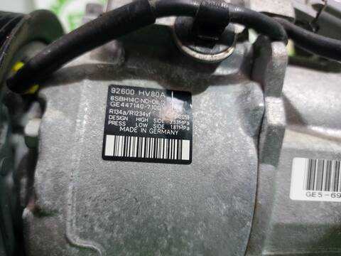 Foto 3ª: Compresor Aire Acondicionado Nissan Qashqai ACENTA 140CV 103KW [HR13DDT] (2019)