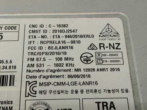 Foto 3ª: Sistema Audio Radio CD Renault Scenic BLACK EDITION 140CV 103KW IV [H5H B4] (2020)
