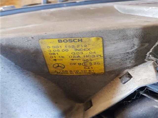 Foto 3ª: Faro Derecho Mercedes Clase A 140 1.6 160 (168.033) [1.6 LTR. - 75 KW CAT] [M 166.960]