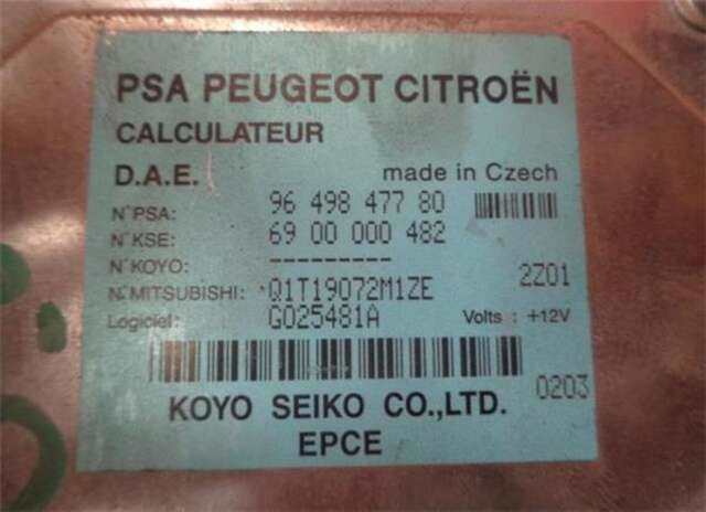 Centralita Direccion Asistida Citroen C3 1.4 HDI