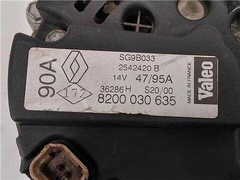 Foto 3ª: Alternador Renault Scenic 2.0 16V RX4 139CV 102KW I JA...) [F4R 744] (2000)