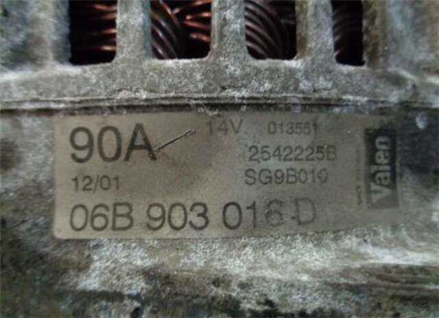 Foto 2ª: Alternador Audi A4 1.8 QUATTRO [1.8 LTR. - 92 KW 20V] [APT]