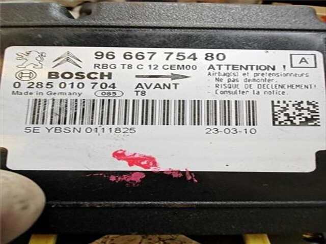 Foto 2ª: Centralita Airbag Peugeot 5008 2.0 PREMIUM [2.0 LTR. - 110 KW 16V HDI FAP CAT (RHE - DW10CTED4)]