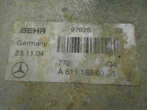 Foto 2ª: Radiador Aceite Mercedes Vito 111 CDI COMPACTO 639.601) 109CV 80KW [646982] (2005)