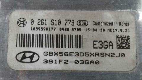 Foto 3ª: Centralita Motor ECU Hyundai i20 ELEGANT 84CV 62KW [G4LA] (2017)