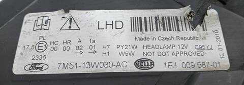 Foto 3ª: Faro Izquierdo Ford C Max 1.6 TDCI CAT 109CV (2007)