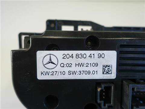 Foto 3ª: Mando Climatizador Mercedes Clase C 160 2.1 C 200 CDI BLUEEFFICIENCY 204.001) BERLINA 136CV 100KW [OM 651.913] (2010)