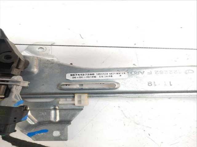 Foto 3ª: Elevalunas Manual Trasero Derecho Citroen C Elysee 1.5 BLUEHDI 100 (2012)