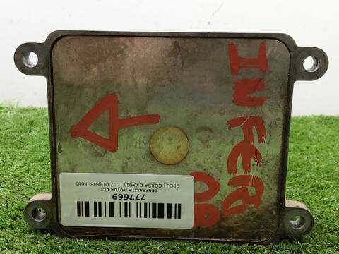 Foto 2ª: Centralita Motor ECU Opel Corsa 1.7 DI F08 F68) 65CV 48KW [Y17DTL] (2001)