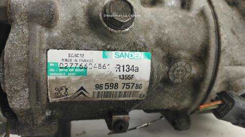 Foto 2ª: Compresor Aire Acondicionado Citroen C4 1.6 HDI [9HX (DV6ATED4)] (2004)