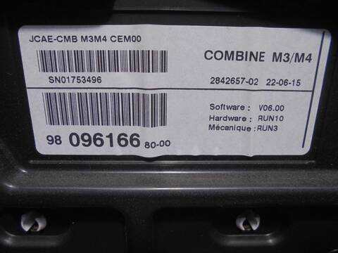 Foto 2ª: Cuadro de Instrumentos Citroen C Elysee 1.6 BLUE-HDI FAP 99CV 73KW [BHY] (2015)
