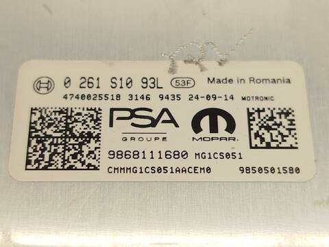 Foto 4ª: Centralita Motor ECU Peugeot 208 1.2 PURETECH 100 101CV 74KW [HN09] (2025)