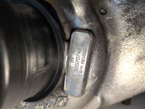 Foto 2ª: Turbocompresor Opel Insignia A20DTH BERLINA (2009)