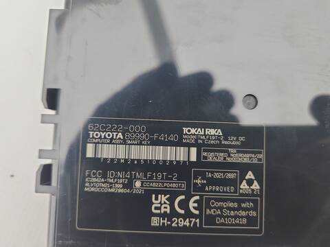 Foto 2ª: Centralita Motor ECU Toyota CHR 2.0 HYBRID MAXH21L) 150CV 111KW [M20A] (2025)