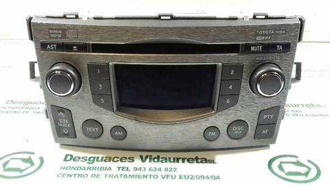 Sistema Audio Radio CD Toyota Verso 2.0 D-4D CAT 126CV 93KW